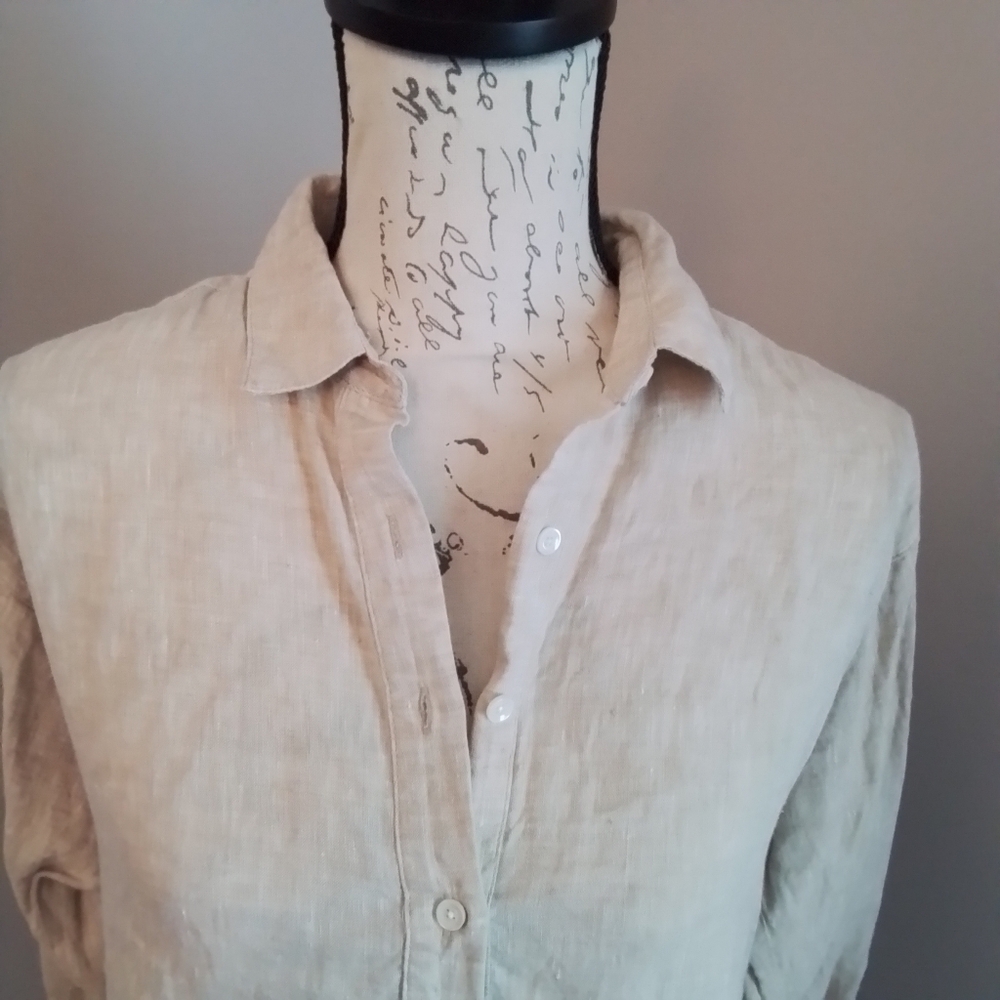 J. Mclaughlin Fallon Linen Tunic Top - S View 4
